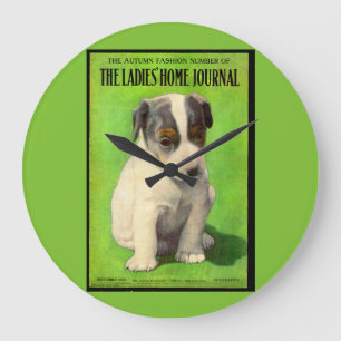 September 1906 Damesdagblad cover puppy Grote Klok