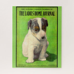 September 1906 Damesdagblad cover puppy Legpuzzel