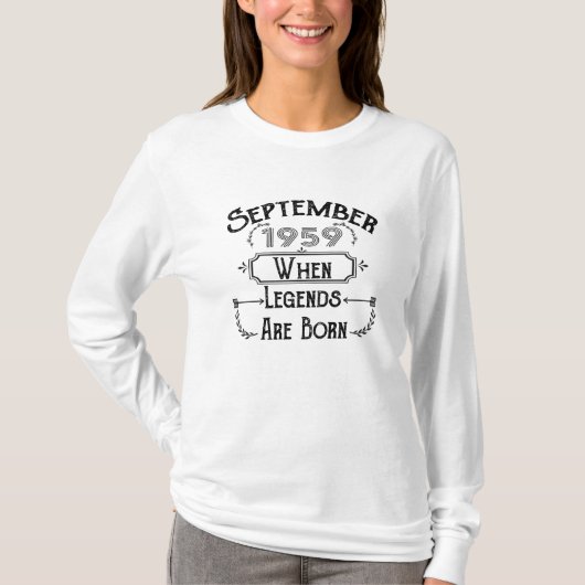 september 1959 wanneer legeringen worden geleend t-shirt (Voorkant)