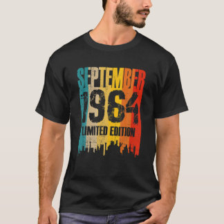 September 1964 57 Years Old Birthday Limited Editi T-shirt