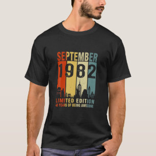 September 1982 beperkte Uitgave 40 jaar van als a T-shirt