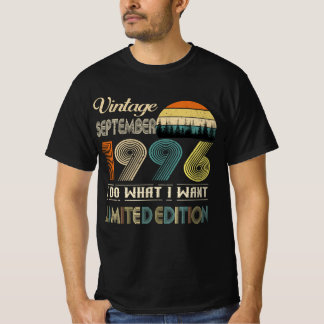 September 1996 T-shirt - Retro Style Geboorte