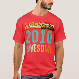 September 2010 Verjaardagscadeau Shirt Vintage Sep
