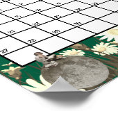 September 2026 Monthly Calendar Astrological    Poster (Hoek)