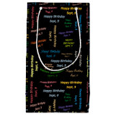 september, 9-jarige cadeautas (Voorkant)