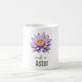 September Aster Flower Mug | Coffee Cup (Centre)