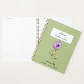 September Birth Flower Morning Glory Personalized (Devant avec enveloppe)