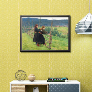 September Erik Werenskiold Fine Art Noorwegen Poster