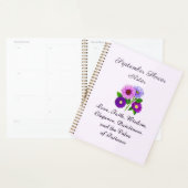 September Geboorte Maand Bloem Aster Gepersonalise Planner (Display)