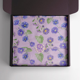 September Geboorte Maand Bloemen Aster Morning Glo Tissuepapier