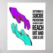 September is de maand van de zelfmoordpreventie poster (Voorkant)