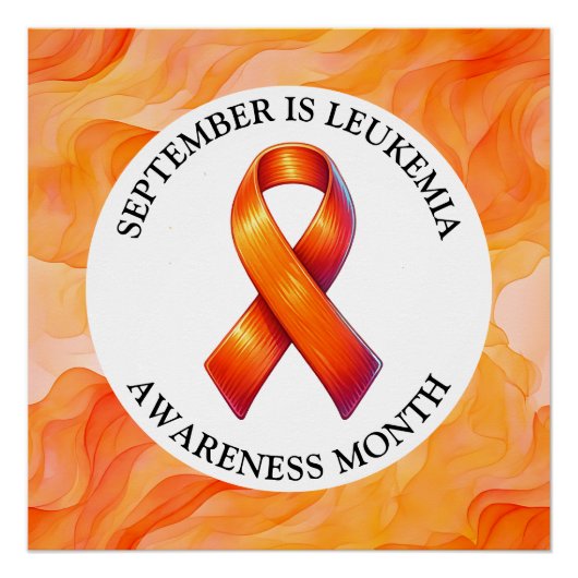 September is Leukemia Awareness Month Perfect Poster (Voorkant)