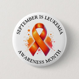 September is Leukemia Awareness Month Ronde Button 5,7 Cm