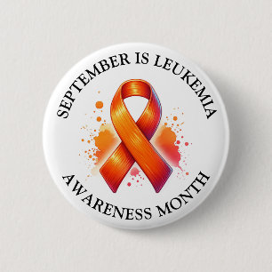 September is Leukemia Awareness Month Ronde Button 5,7 Cm
