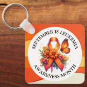 September is Leukemia Awareness Month Sleutelhanger (Voorkant)