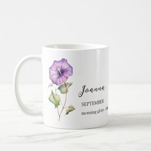 SEPTEMBER OCHTEND GLORIE GEBOORTE BLOEM MAAND NAAM KOFFIEMOK (Links)