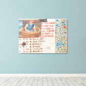 September: Trampling Grapes Canvas Afdruk (Insitu (Houten vloer))