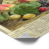 september, uit 'Twaalf maanden fruit' Poster (Hoek)