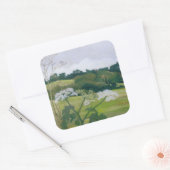 september vierkante sticker (Envelop)