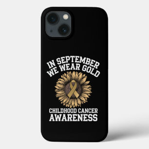 September We dragen goud Kinderkankerbewustzijn  iPhone 13 Hoesje