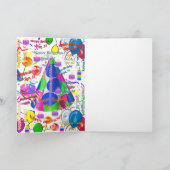 Septembre, 14 Anniversaire Carte de voeux pliée (Intérieur)