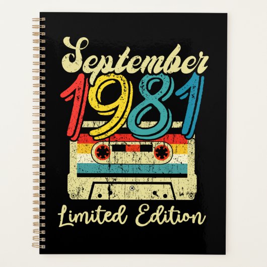 Septembre 1981 Joyeux Anniversaire 40E (Devant)