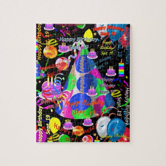 Septembre, 19 Anniversaire Jigsaw Puzzle (Vertical)