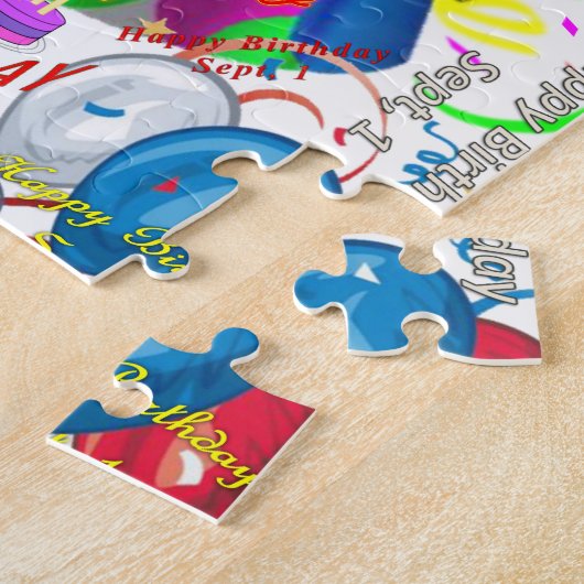 Septembre 1 Anniversaire Jigsaw Puzzle (Côté)