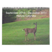 Septembre 2010-décembre 2011 calendrier de nature (Protection)