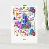 Septembre, 29 Anniversaire Carte de voeux pliée (Dos)