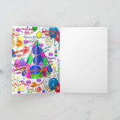 Septembre, 29 Anniversaire Carte de voeux pliée (Intérieur)