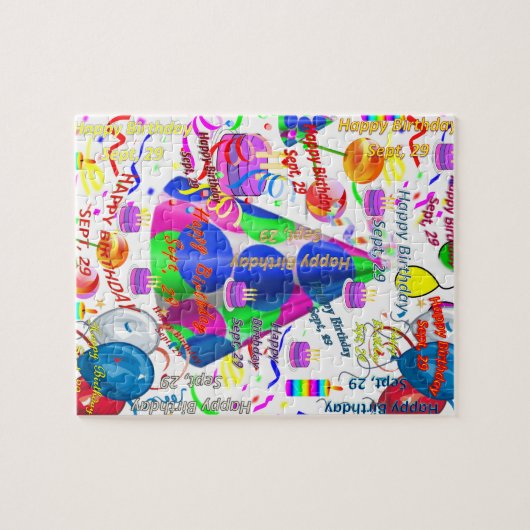 Septembre, 29 Anniversaire Jigsaw Puzzle (Horizontal)