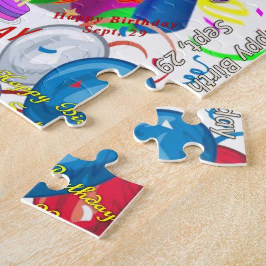 Septembre, 29 Anniversaire Jigsaw Puzzle (Côté)