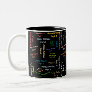 Septembre 3 Anniversaire Mug
