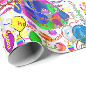 Septembre, 3 Anniversaire Papier cadeau (Coin rond)