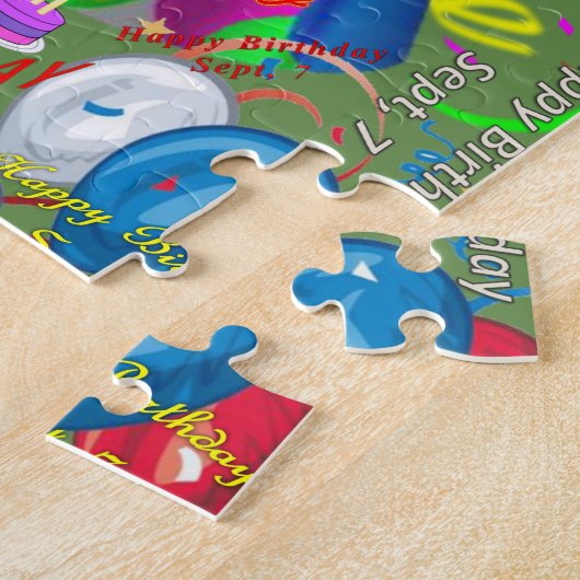 Septembre, 7 Anniversaire Jigsaw Puzzle (Côté)