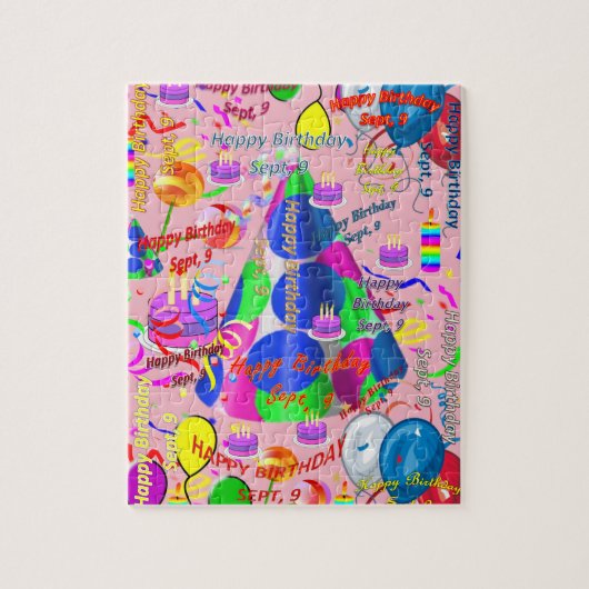 Septembre 9 Anniversaire Jigsaw Puzzle (Vertical)