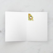 Septembre Anniversaire Automne, Carte d'oiseau de  (Intérieur)