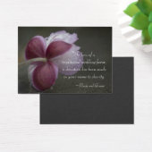 Septembre Charm Mariage Charity Favoriser Card (Bureau)