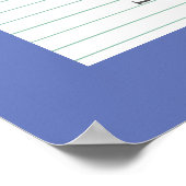 Septembre Poster d'oeuvres d'art Birthstone Sapphi (Coin)