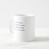 Septembre typographie de la tasse de café abeilles (Devant gauche)