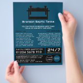 Septic Tank, Septic Company, Septic Engineer Flyer (Hand)