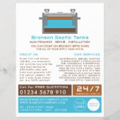 Septic Tank, Septic Company, Septic Engineer Flyer (Voorkant)
