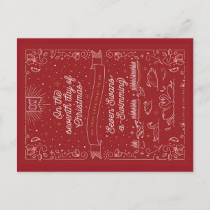 SEPTIÈME JOUR DE NOËL / Carte postale de Noël