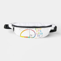 Séquence Fibonacci et Golden Ratio Math Fanny Pack