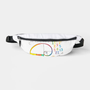 Séquence Fibonacci et Golden Ratio Math Fanny Pack