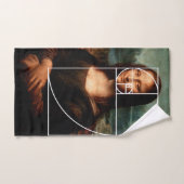 Séquence Leonardo da Vinci Mona Lisa Fibonacci (Serviette à main)