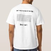 Sequence my DNA T-shirt (Achterkant)