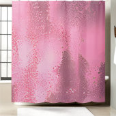Séquence rose Chimie rideau de douche
