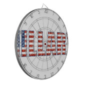 sequenhillary dartbord (Voorkant Links)